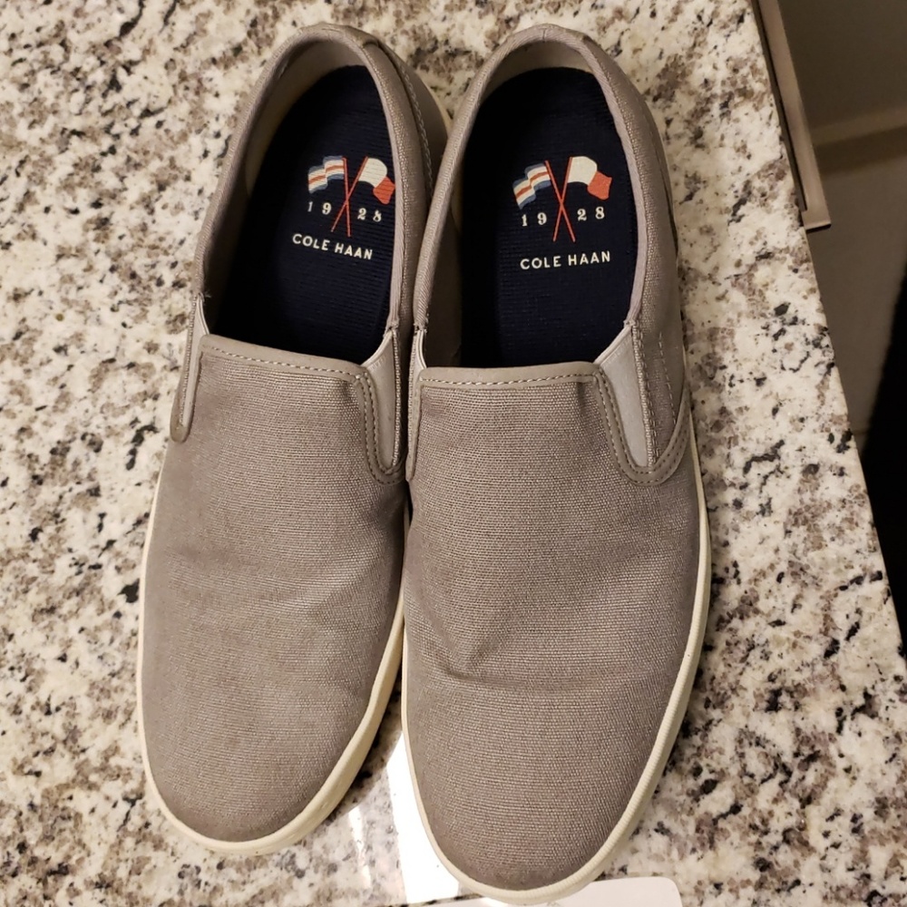 Grey cole haan size 11 worn once